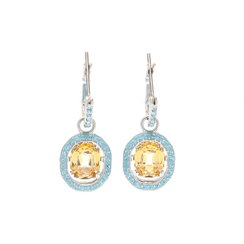 【 在庫一掃セール対象商品 】スワロフスキー ピアス レディース ブルー イエロー Chroma 5648453 SWAROVSKI（昨年比でよりお得に販売中）