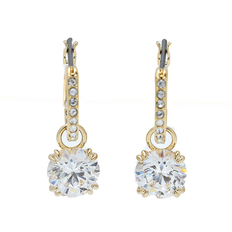 【 在庫一掃セール対象商品 】スワロフスキー ピアス レディース Stilla ゴールド 5638802 SWAROVSKI（昨年比でよりお得に販売中）｜ロゼ・エムロード
