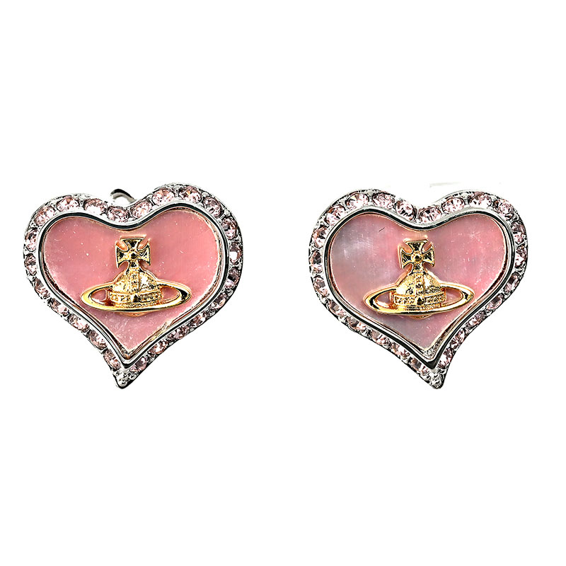 ヴィヴィアンウエストウッド ピアス レディース PETRA ピンク シルバー 62010074-02P659 Vivienne Westwood|ロゼ・エムロード