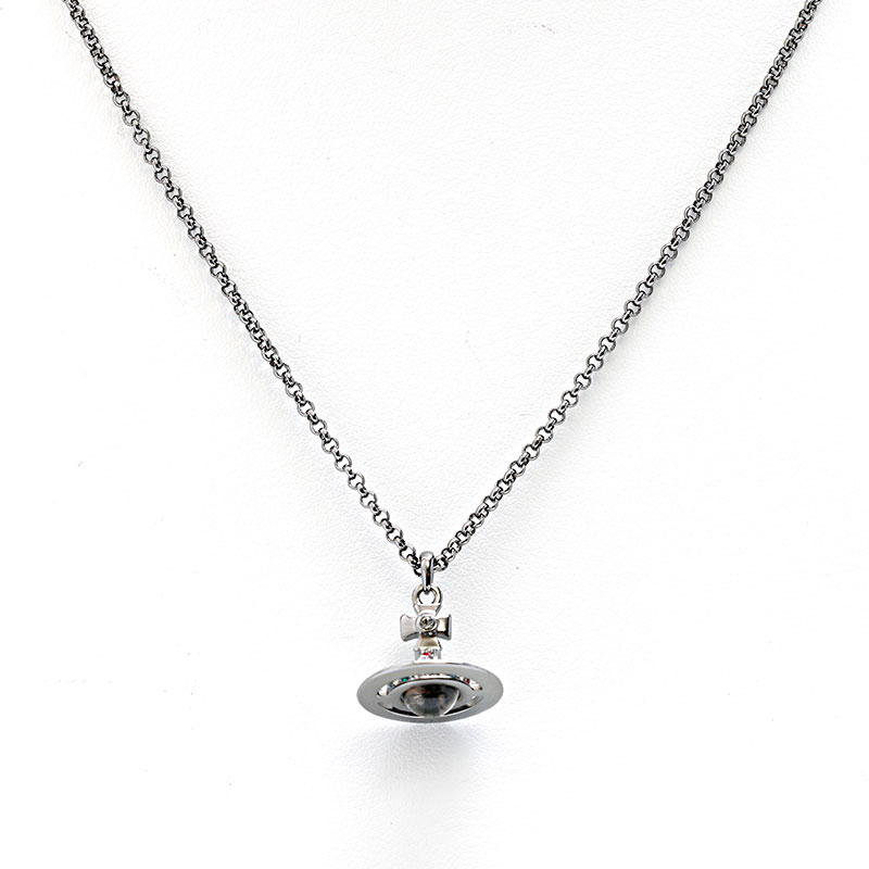 ヴィヴィアンウエストウッド ネックレス レディース NEW PETITE ORB PENDANT ガンメタル 63020098-02S001 VivienneWestwood|ロゼ・エムロード
