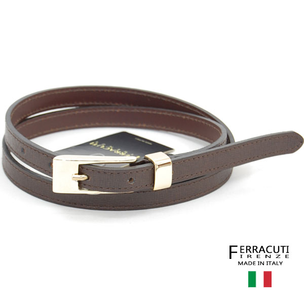 HIGH-CLASS レディース　ベルト キャメル イタリア製 8782bronze.jpg