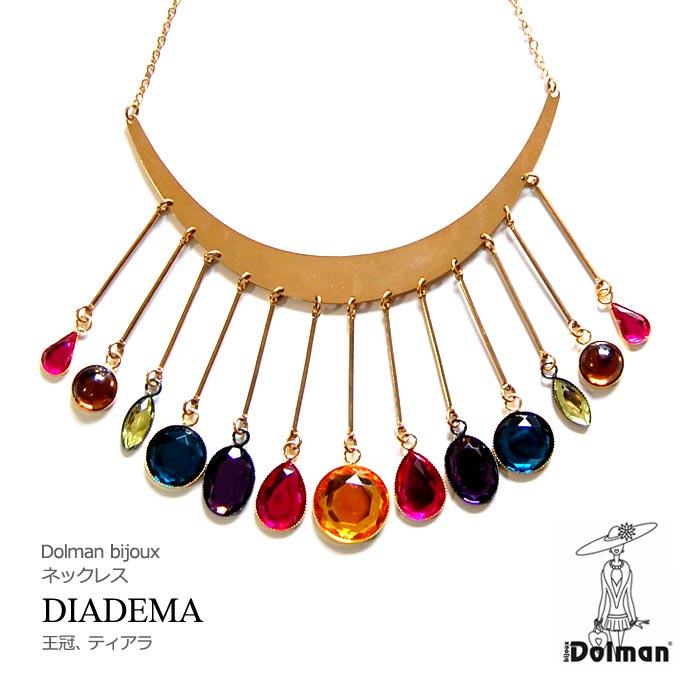 ネックレス イタリア製 アクセサリー ディアデマ ネックレス Diadema Necklace Dolman Bijoux ドルマン ビジュー 25000