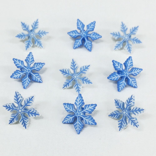 楽天市場 雪の結晶 ボタン 輸入ボタン 足つきボタン Christmas Collection Snow Flake Sb12 Buttons Galore Rose Rosa