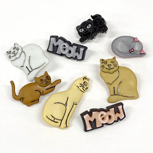 楽天市場】猫 ボタン【ドイツボタン】【1個売り】ねこ/ネコ/立体ボタン