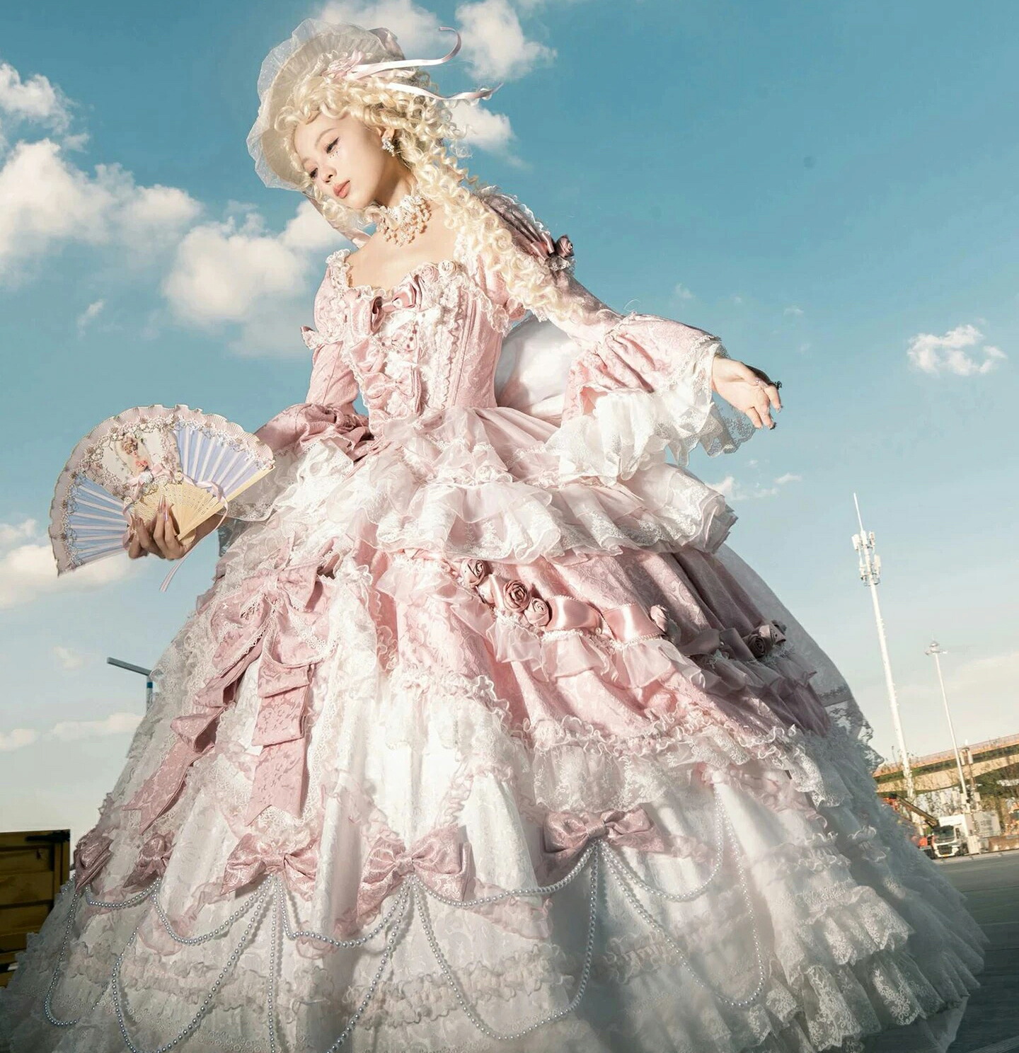 ロリータ風 御姫様 ロング御召しもの 晴れ晴れしいスピード競技 サクラ色 ビッグシュロの葉  つがい結び付き添い人 寄りあい コスプレ ゴシック ロリータ 華燭の典 告げ知らせる ロリータ 仮面舞踏会 御召しもの コスプレ 御召しもの 座標 仮面舞踏会 寄りあい でき事 上演 培養祭 翰林院祭