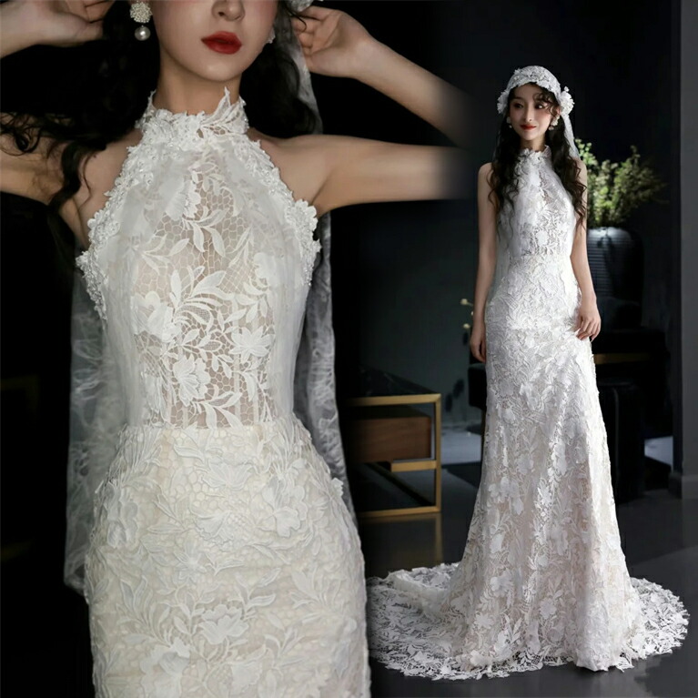 花嫁 ウェディングドレス プリンセスライン 白ドレスワンピース プリンセス シンプル 結婚式 披露宴 前撮り 後撮り 撮影用 フォトウェディング ロングドレス 二次会 前撮り 大きいサイズ 結婚式 二次会ドレス 海外挙式 ウェディングドレス