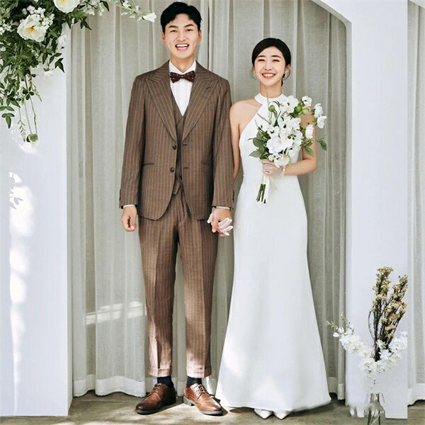 花嫁 ウェディングドレス プリンセスライン 白ドレスワンピース プリンセス シンプル 結婚式 披露宴 前撮り 後撮り 撮影用 フォトウェディング ロングドレス 二次会 前撮り 大きいサイズ 結婚式 二次会ドレス 海外挙式 ウェディングドレス｜Rosella