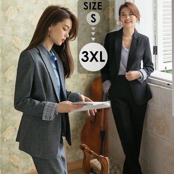 楽天市場】レディース スーツ セットアップ カジュアル フォーマル