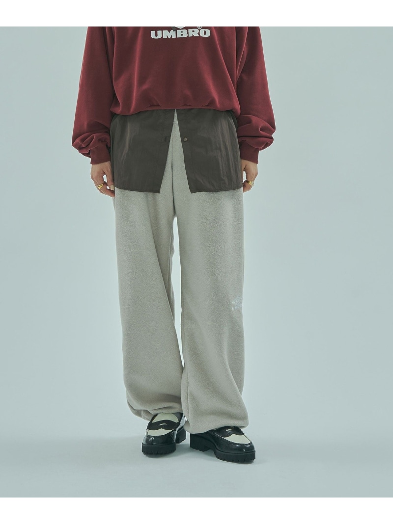 【SALE／30%OFF】UMBRO DOUBLE WAIST FLEECE PANTS ROSE BUD ローズバッド パンツ その他のパンツ ベージュ ネイビー【RBA_E】【送料無料】[ Fashion]｜ROSE BUD／ローズバッド