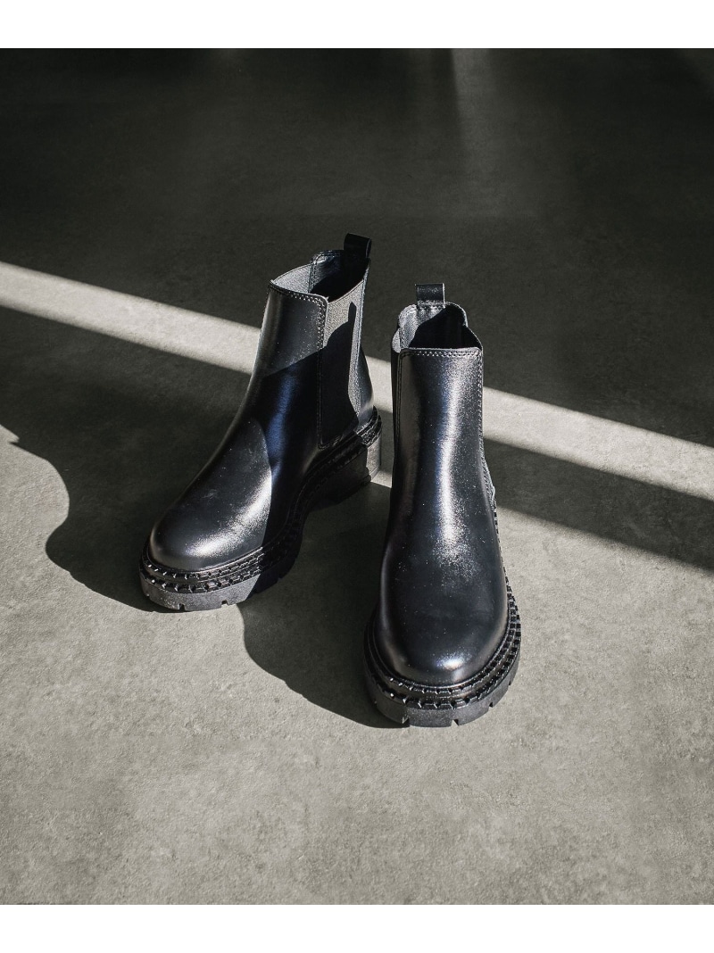 STILMODA VOLUME SOLE SIDE GORE SHORT BOOTS ROSE BUD ローズバッド シューズ・靴 余分の物のシューズ・靴 赤銅色 黒いこと【貨物輸送無料】[ Fashion]