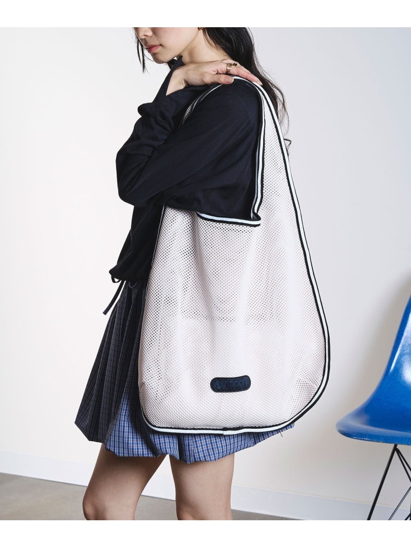 OUTDOOR Tape Mesh Tote ROSE BUD ローズバッド 御徒面子 トートバッグ 黒いこと 白いこと【貨物輸送無料】[ Fashion]