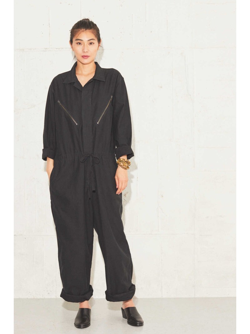 レディースファッション ワンピース ローズバッド Bud Rose Sale 55 Off Zipallinone ワンピース Fashion ブラック Rba E 送料無料 Rakuten オールインワン 送料無料 新品