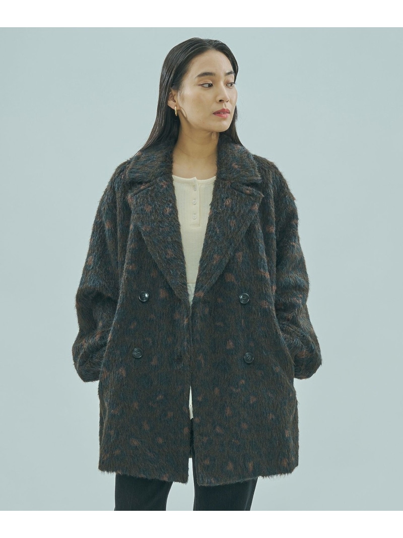 【SALE／30%OFF】SHAGGY COAT ROSE BUD ローズバッド ジャケット・アウター その他のジャケット・アウター ベージュ ブラウン【RBA_E】【送料無料】[ Fashion]
