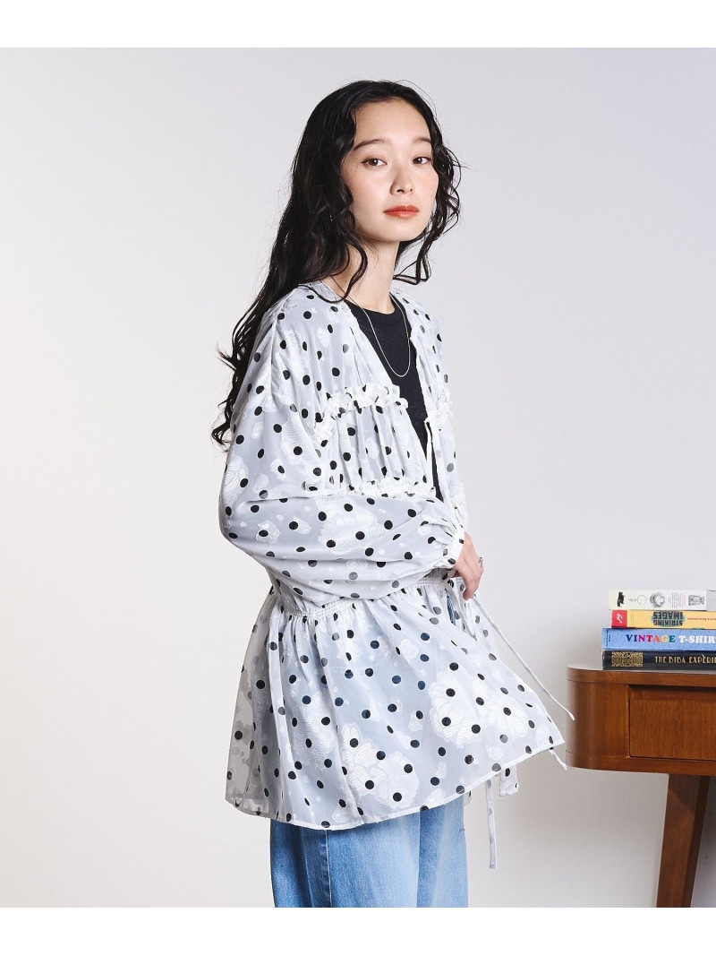 【SALE／10%OFF】FRILL BLOUSE ROSE BUD ローズバッド トップス シャツ・ブラウス ブラック ホワイト【RBA_E】【送料無料】[ Fashion]