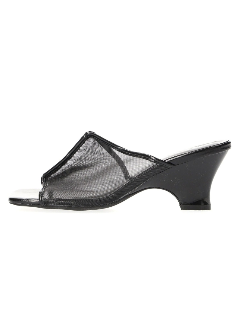 【SALE／30%OFF】wedge tule sandal ROSE BUD ローズバッド シューズ・靴 余分の物のシューズ・靴 赤銅色 しろがね色 黒いこと【RBA_E】【貨物輸送無料】[ Fashion]