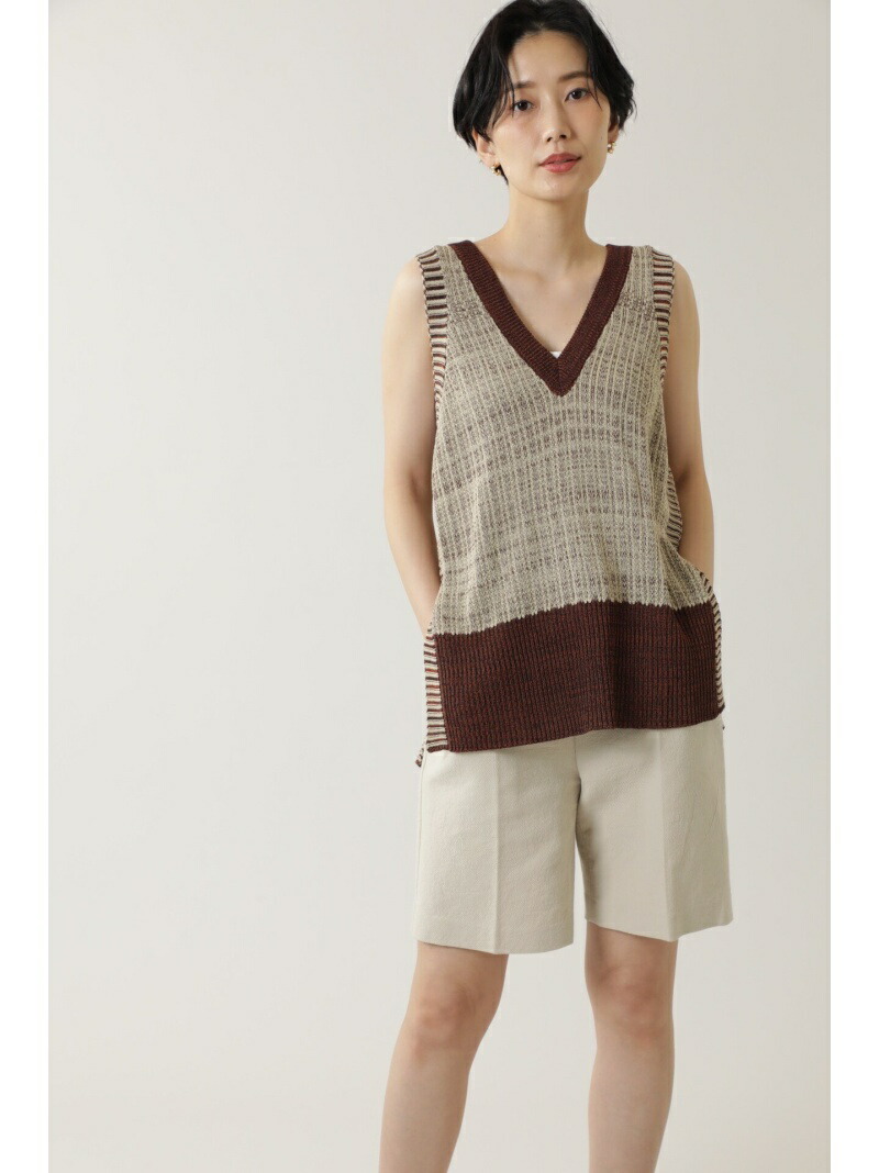 当店の記念日 その他 ローズバッド Bud Rose 2wayニットベスト ニット Fashion グリーン 送料無料 Rakuten ブラウン ニットその他 Www Moserdruck At