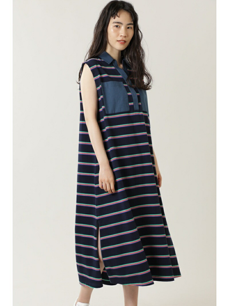 Web限定 楽天市場 マルチボーダーポロカラーロングドレス Rose Bud ローズバッド ワンピース ワンピースその他 ネイビー グリーン 送料無料 Rakuten Fashion Rose Bud ローズバッド 想像を超えての Manchetkw Com
