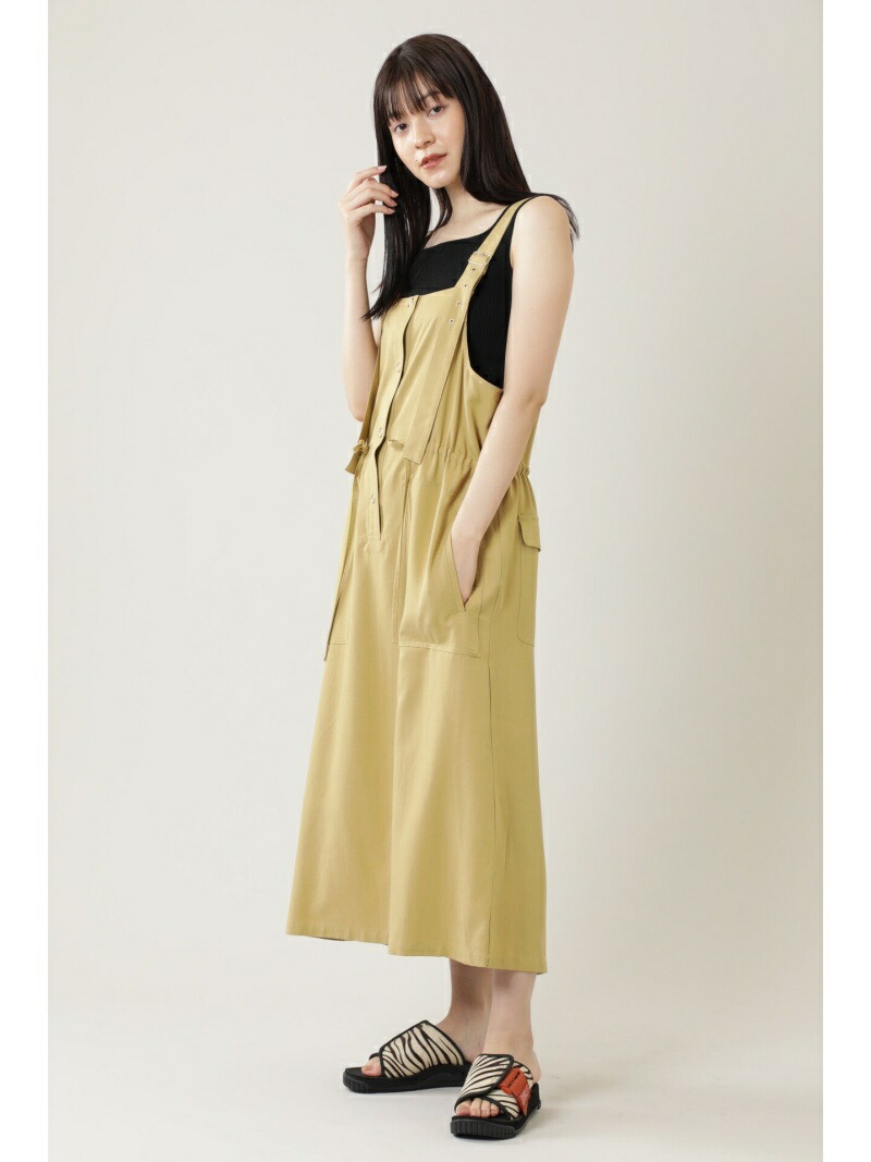 激安の 楽天市場 ワークポケットロングジャンパースカート Rose Bud ローズバッド ワンピース ワンピースその他 ベージュ ホワイト 送料無料 Rakuten Fashion Rose Bud ローズバッド 好評 Advance Com Ec