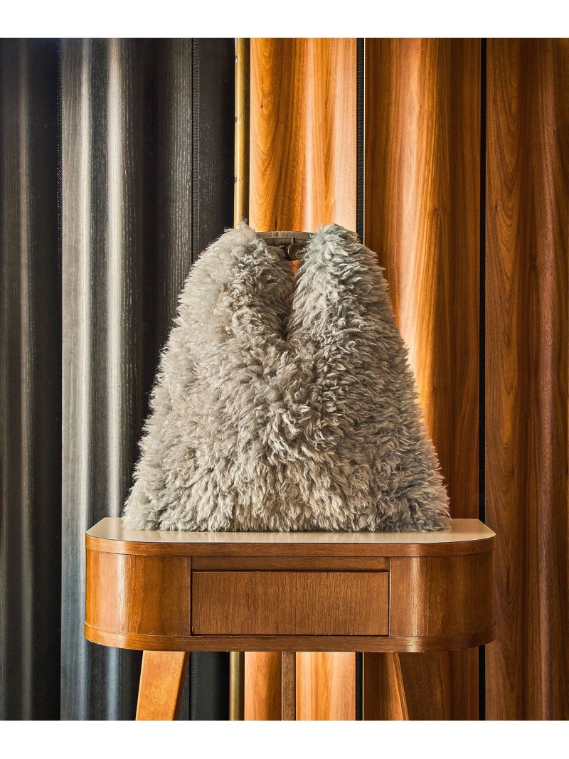 【SALE／30%OFF】LE VERNIS FAKE FUR BIG BAG ROSE BUD ローズバッド バッグ その他のバッグ ブラウン【RBA_E】【送料無料】[ Fashion]｜ROSE BUD／ローズバッド