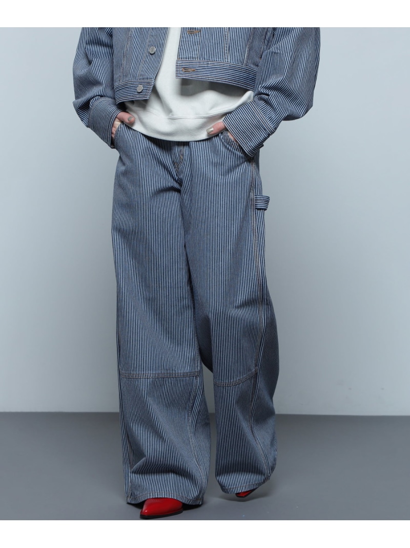 極美品◆日本製◆ AOZORA デニムペインターパンツ 35㌅相当 極美品◇日本製◇ AOZORA デニムペインターパンツ 35㌅相当 極美