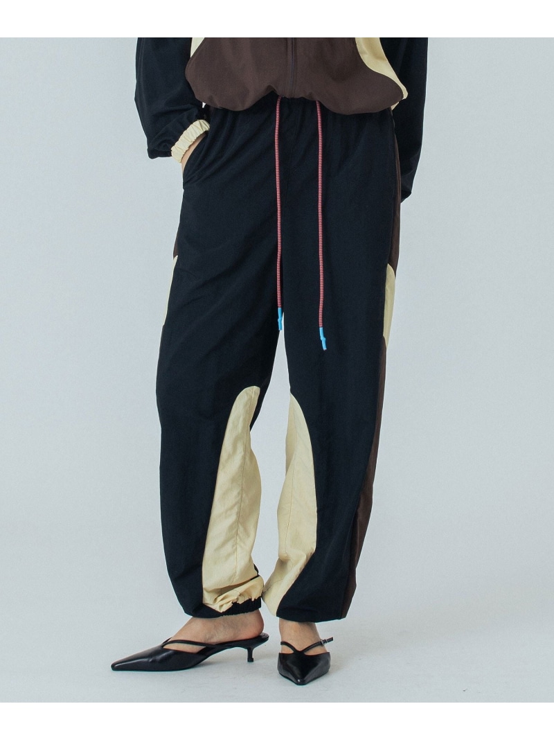 【SALE／37%OFF】MIX COLOR DRAWSTRING PANT ROSE BUD ローズバッド パンツ その他のパンツ ブラック【RBA_E】【送料無料】[ Fashion]