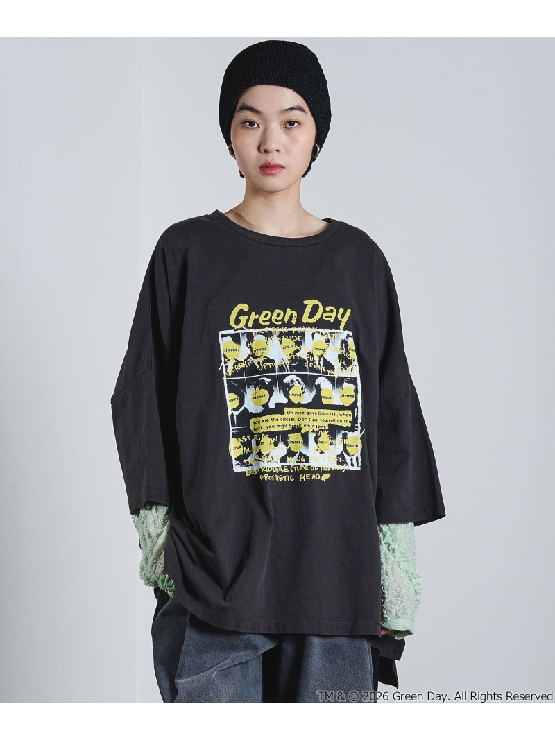 GOOD ROCK SPEED GREENDAY TSHIRT ROSE BUD ローズバッド トップス カットソー・Tシャツ ブラック【送料無料】[ Fashion]