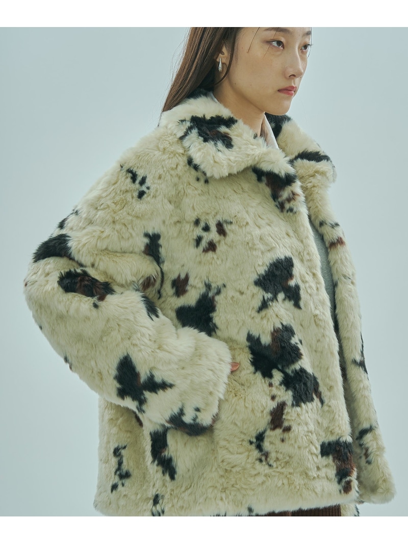 楽天市場】LEOPARD F/FUR FRONT HOOK コート SLY スライ ジャケット