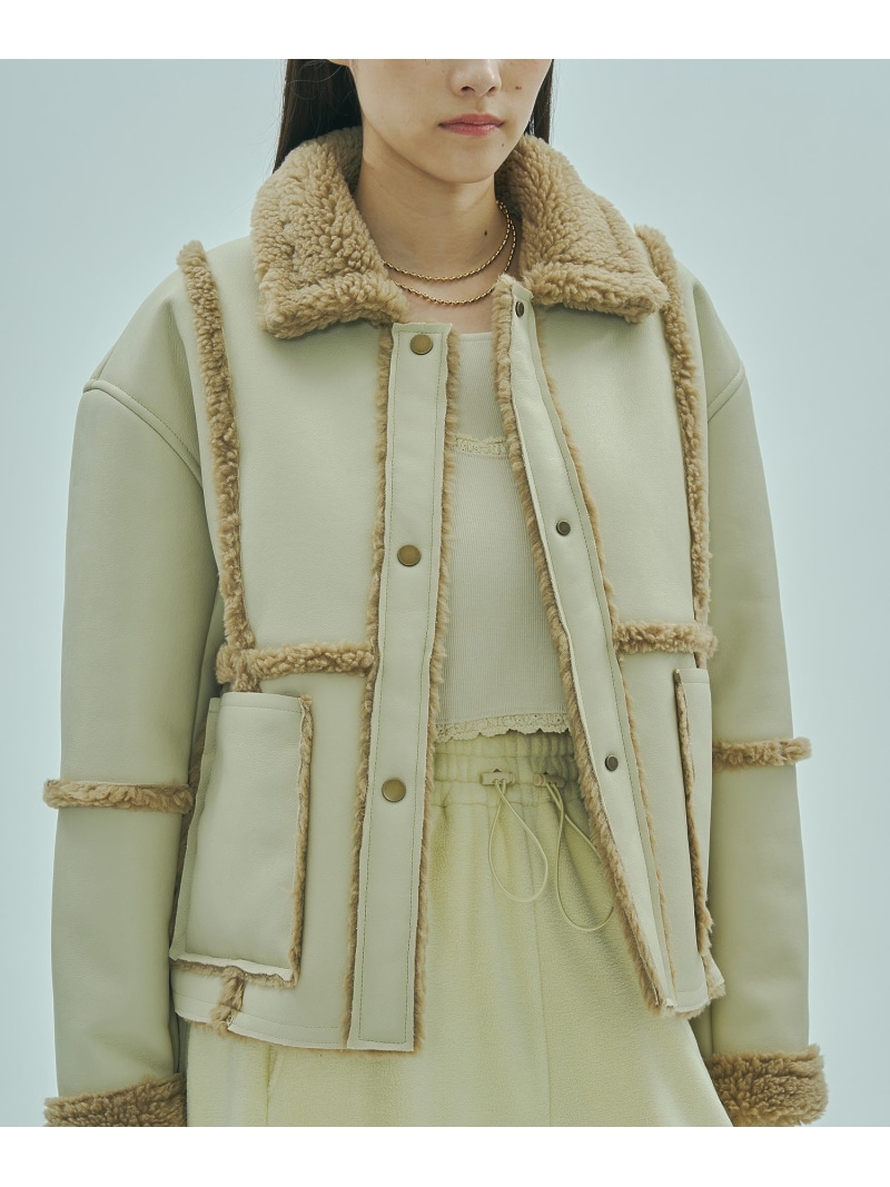 楽天市場】LEOPARD F/FUR FRONT HOOK コート SLY スライ ジャケット