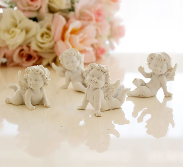 子供の天使2体セット　イタリア　アンティーク雑貨 子供の天使2体セット イタリア アンティーク雑貨