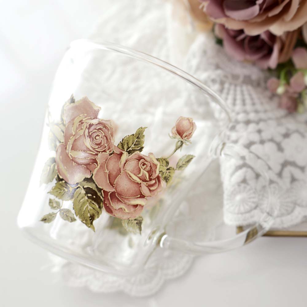 楽天市場】マグカップ 耐熱ガラス ローズヴィーナス 日本製 プレゼント