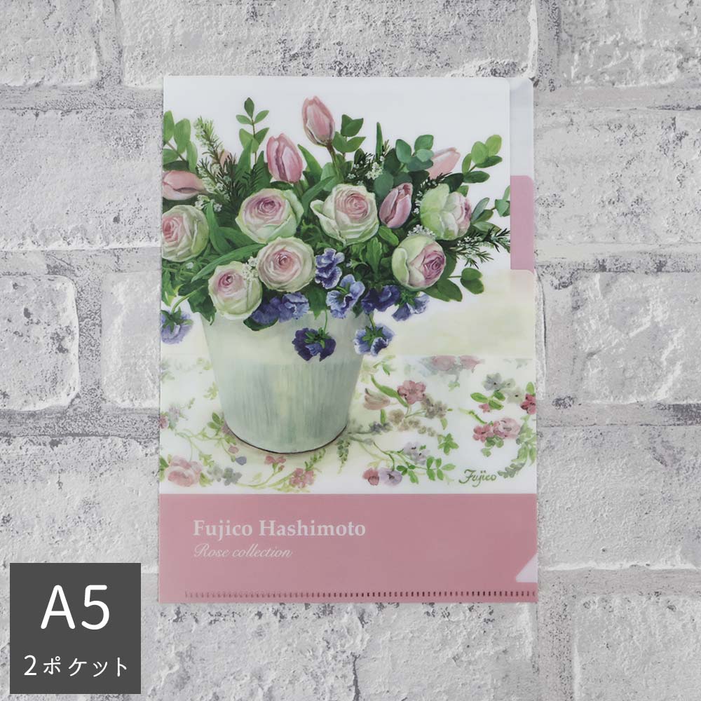 楽天市場】クリアファイル A4クリアフォルダー ワイルドローズ