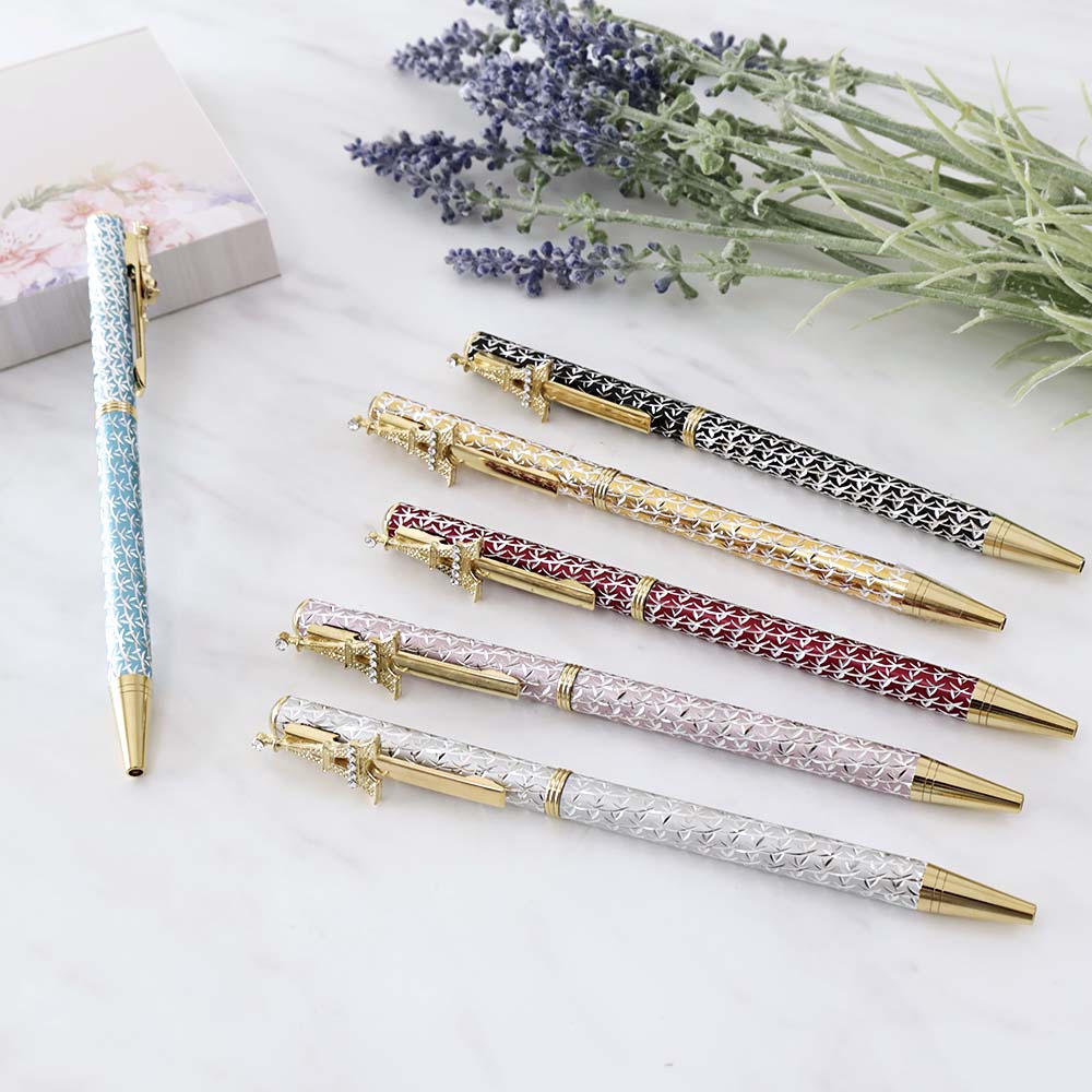 楽天市場】プチギフトボールペン キラキラ スワロフスキー クリスタル