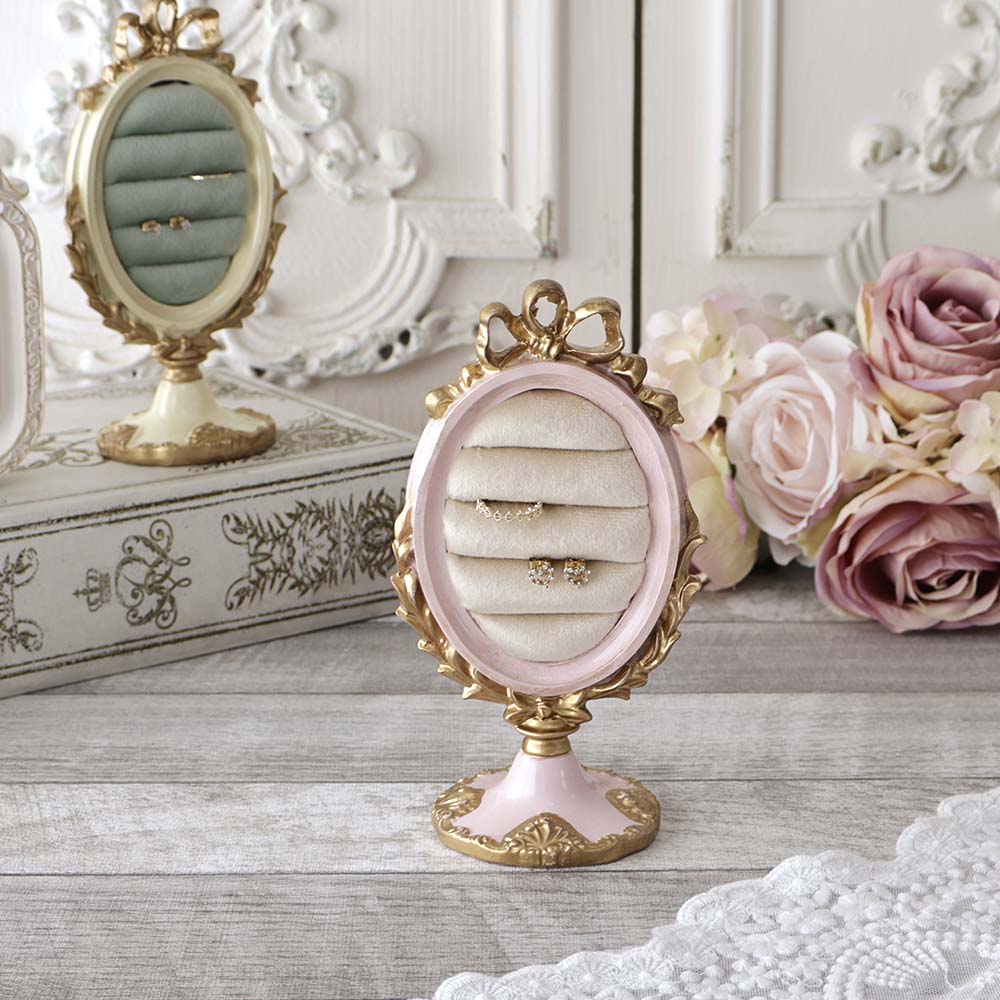 楽天市場】【メール便送料無料】アンティーク調 リングトレー ゴールド