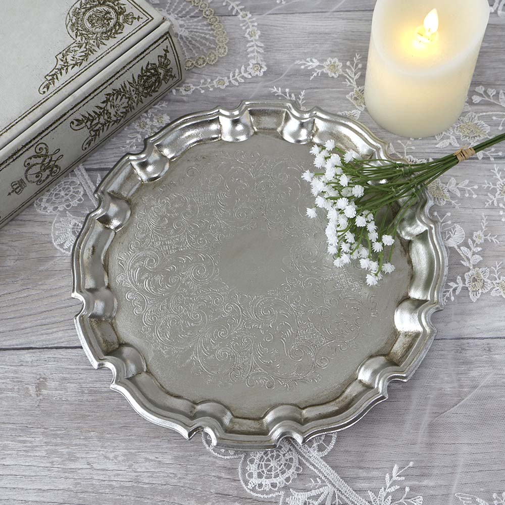 楽天市場】ミラートレー ロココデコ ジュエリー 六角形 シルバー