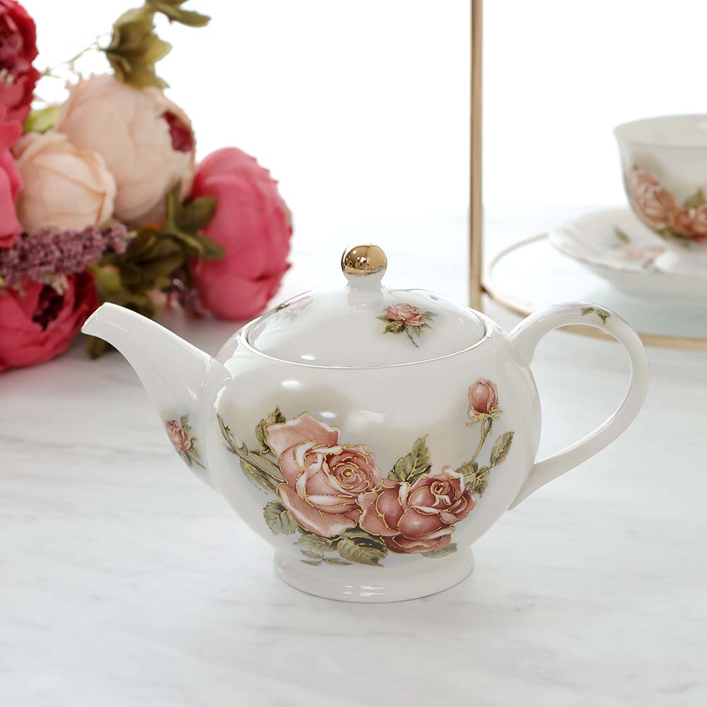 楽天市場】ギフト ティーポット ルドゥーテローズ 日本製 薔薇