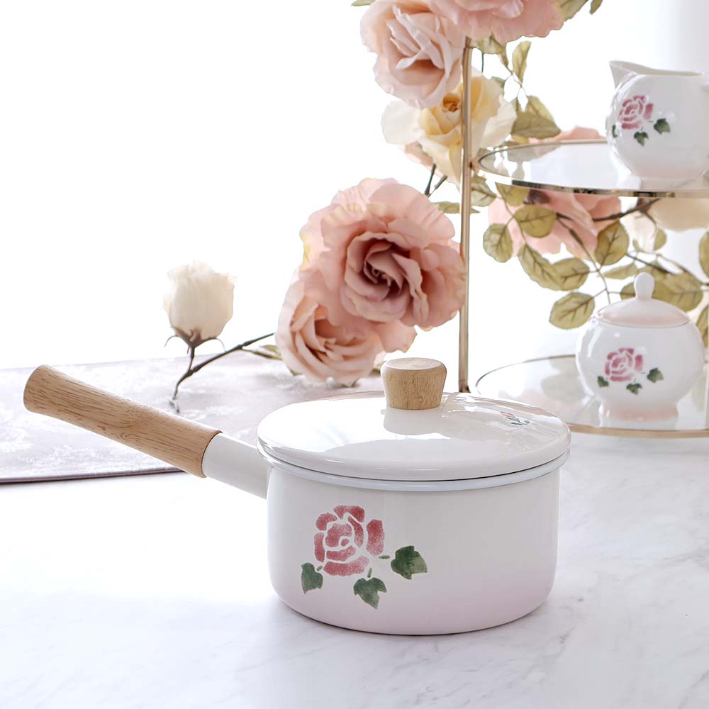 楽天市場】マニー Many ローズ コランダー 琺瑯 ホーロー 調理器具