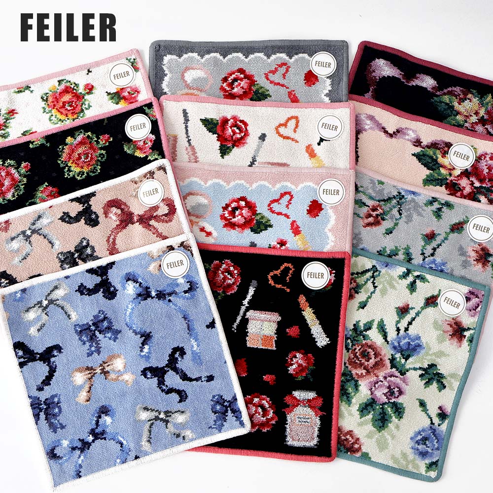 楽天市場】フェイラー公式/LOVERARY モフモフネコチャン ハンカチ