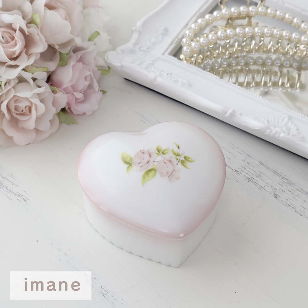 楽天市場】小物入れ ふた付き アクリル 水中花 薔薇柄 アクセサリー