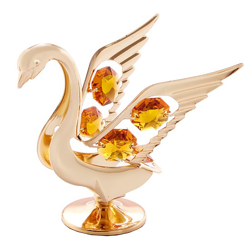 楽天市場】スワロフスキー 置物 飛行機 1667 オーナメント ゴールド