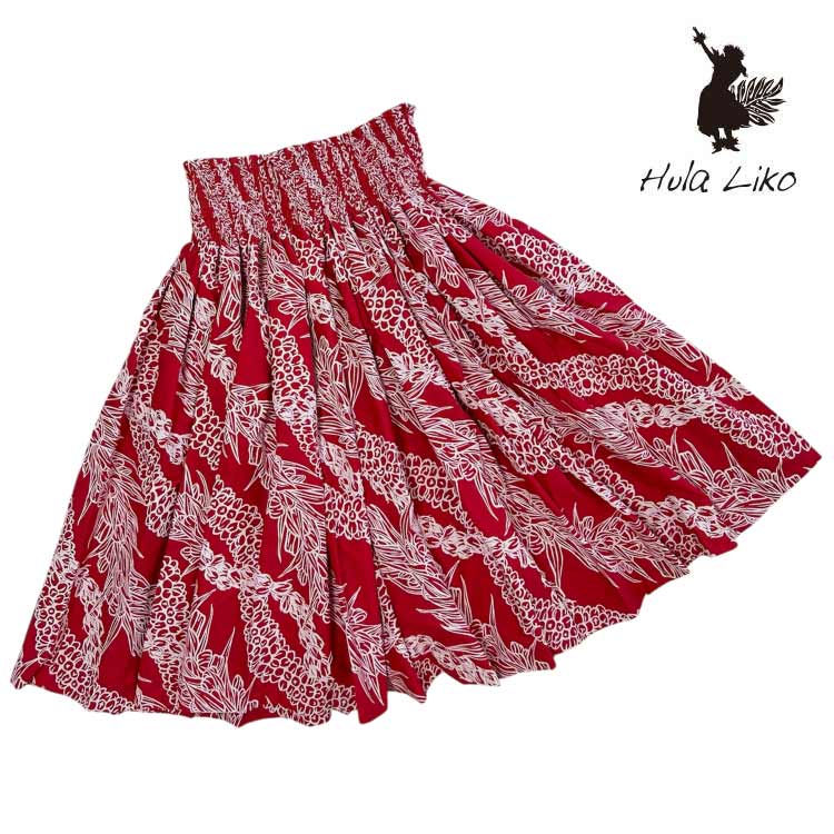 楽天市場】（赤79）パウスカート レッド 赤 フラダンス スカート