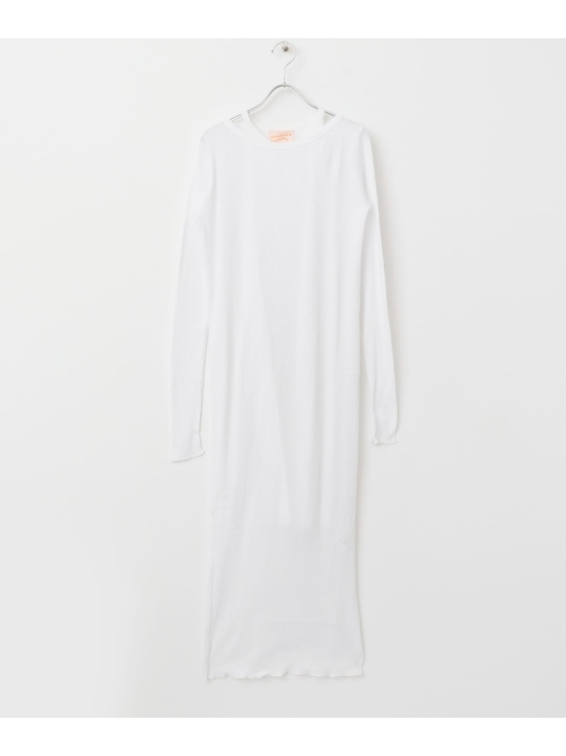 【SALE／50%OFF】CaRouseLamBRa LONG-SLEEVE DRESS PACK URBAN RESEARCH ROSSO アーバンリサーチロッソ ワンピース・ドレス ワンピース カーキグリーン ホワイト【RBA_E】【送料無料】[ Fashion]｜URBAN RESEARCH ROSSO／ロッソ