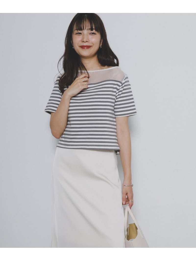 tシャツ 「別注」GREYCHORD×ROSSO　MIRAベロアカットソー レディース 別注』GREYCHORD×ROSSO MIRAベロアカットソー[RW47-243GCR0906
