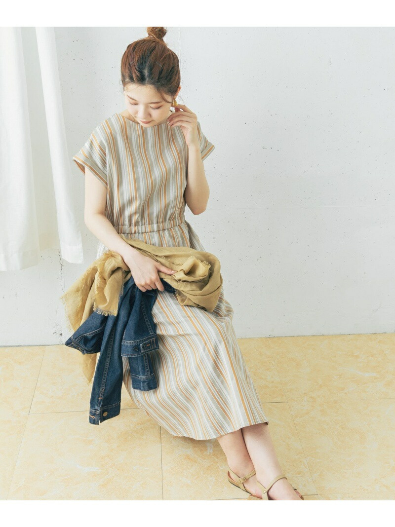 条件 Web定限 リネンライクストライプ一切身 Rosso アーバンリサーチロッソ ワンピース ワンピースその他 橙 ベージュ 後あと予約 送料無料 Rakuten Fashion Urban Research Rosso レディース ワンピース アーバンリサーチロッソ Rosso Sefhouston Org