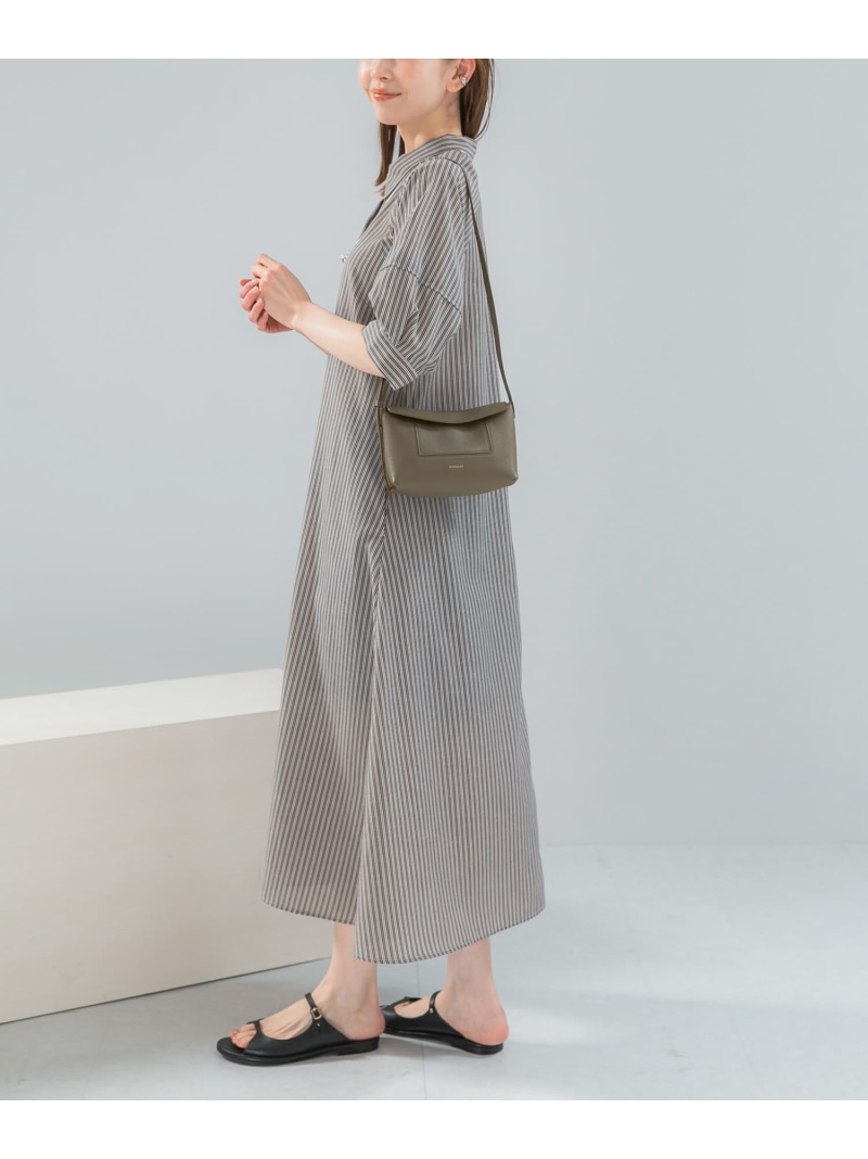 『WEB限定』『UR TECH Smart Linen Touch』イージーリネンシャツワンピース URBAN RESEARCH ROSSO アーバンリサーチロッソ ワンピース・ドレス ワンピース ブラウン ネイビー【送料無料】[ Fashion]