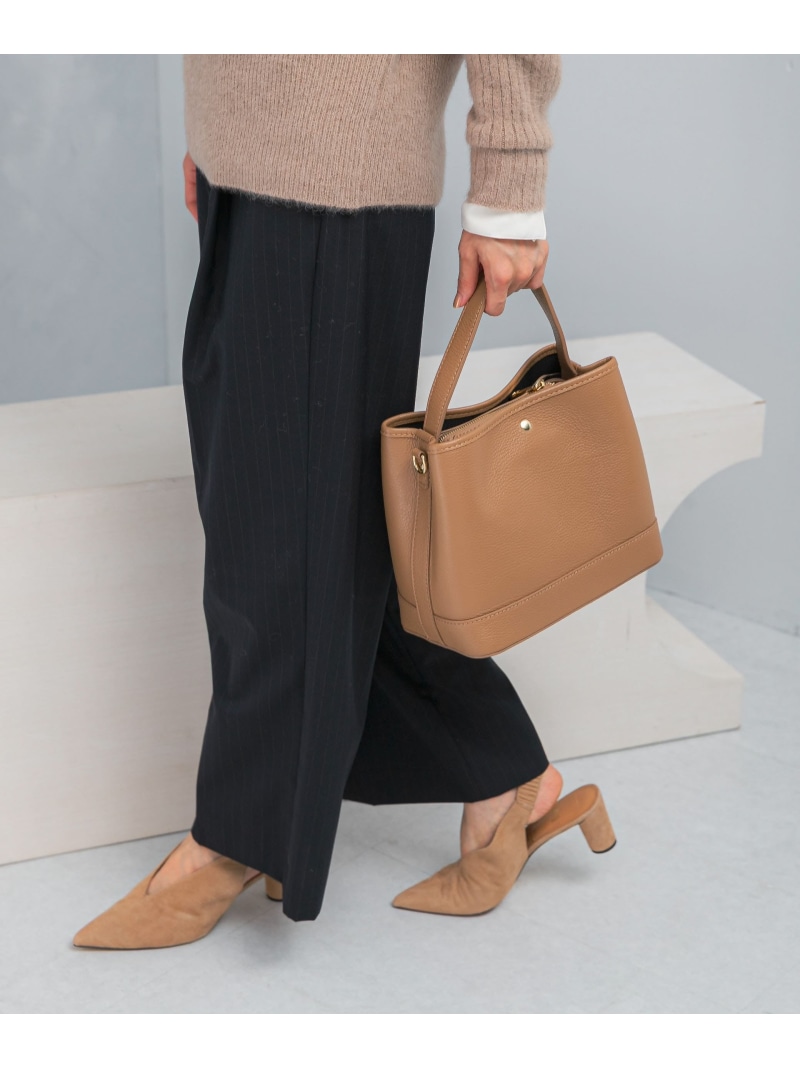 AULENTTI 真四角BAG URBAN RESEARCH ROSSO アーバンリサーチロッソ 御徒面子 ハンドバック 黒いこと【貨物輸送無料】[ Fashion]
