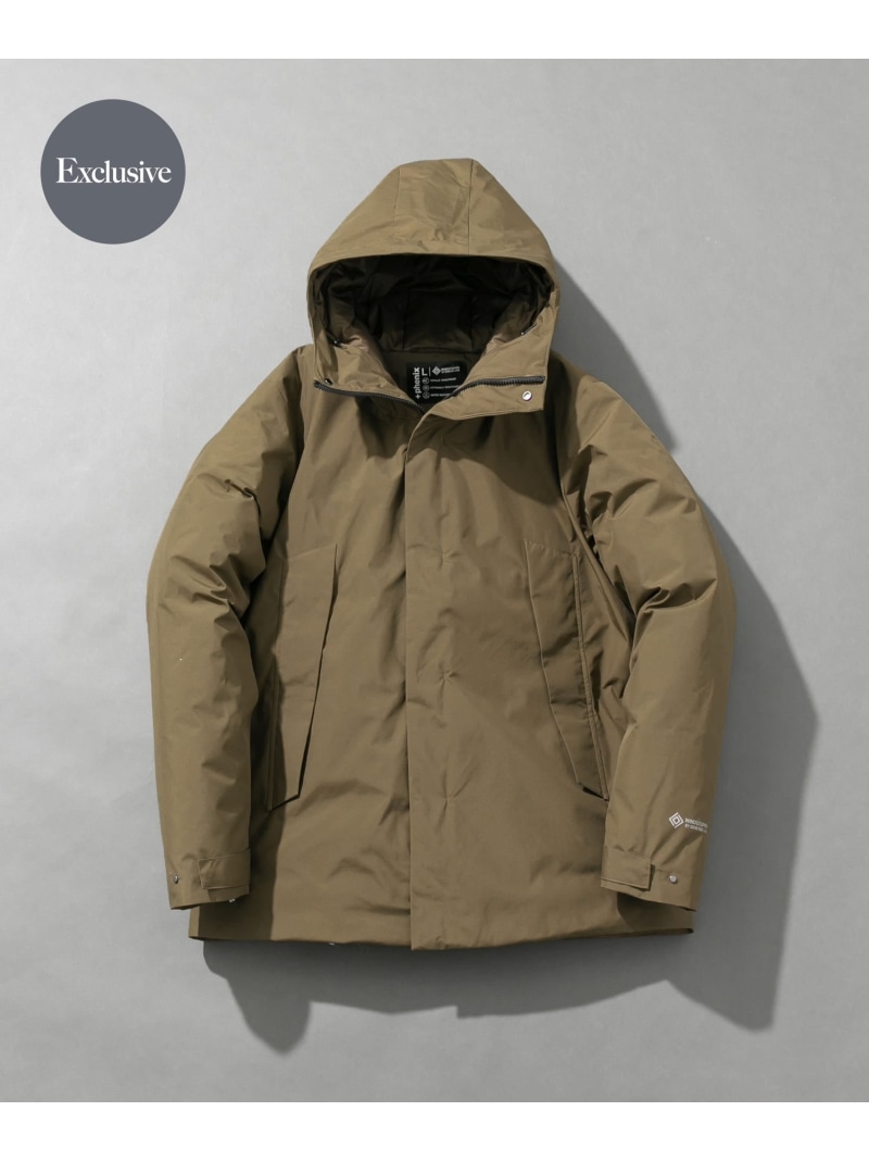 【SALE／10%OFF】『別注』+phenix WINDSTOPPER by GORE-TEX LABS 落ちこむ上衣 URBAN RESEARCH ROSSO アーバンリサーチロッソ ジャケット・アウター ダウンジャケット・ダウンベスト 米国海軍 黒いこと 赤銅色【RBA_E】【貨物輸送無料】[ Fashion]