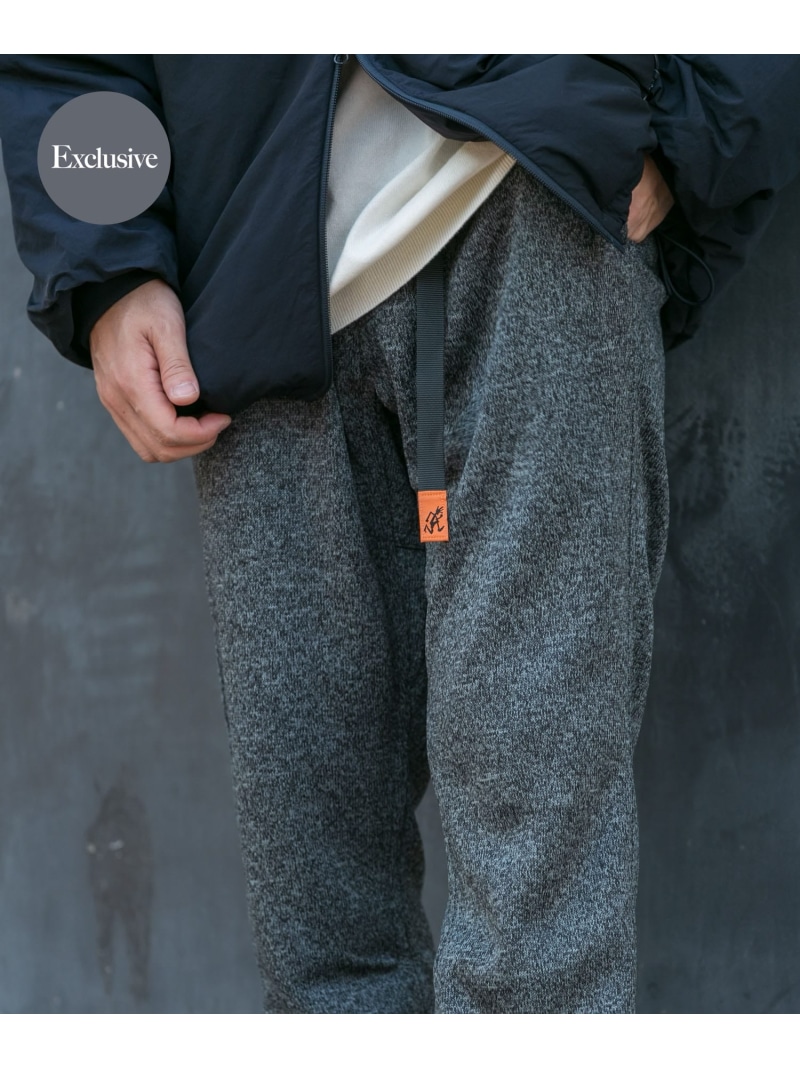 【SALE／20%OFF】『XLサイズあり』『別注』Gramicci ボンディングフリースジョガーパンツ URBAN RESEARCH ROSSO アーバンリサーチロッソ パンツ その他のパンツ グレー ブラック【RBA_E】【送料無料】[ Fashion]