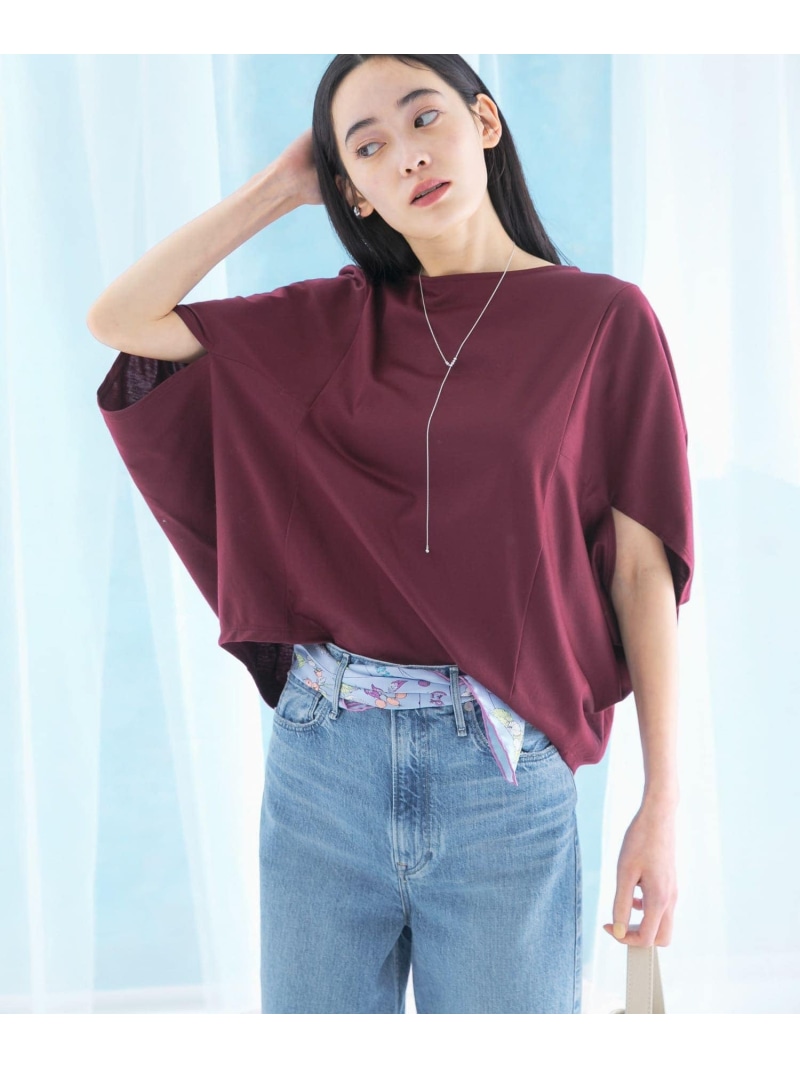 ROPE' / ロペ 【洗える・ナノシア加工】スムース半袖 Aラインカットソー 楽天市場】【SALE／40%OFF】【洗える・ナノシア加工】スムース