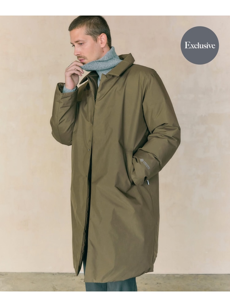 【SALE／10%OFF】『別注』+phenix WINDSTOPPER by GORE-TEX LABSスタンドダウンコート URBAN RESEARCH ROSSO アーバンリサーチロッソ ジャケット・アウター ダウンジャケット・ダウンベスト 米国海軍 赤銅色 黒いこと【RBA_E】【貨物輸送無料】[ Fashion]