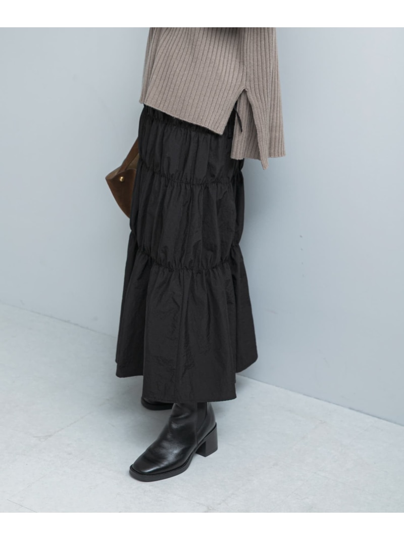 【SALE／50%OFF】ブライトシャーリングスカート URBAN RESEARCH ROSSO アーバンリサーチロッソ スカート その他のスカート グレー ブラック【RBA_E】【送料無料】[ Fashion] 7,293円